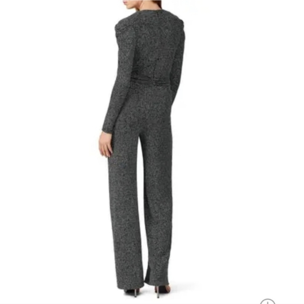 Jonathan Simkhai Black Glitter Jumpsuit grey 6 - Picture 2 of 13